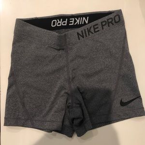 grey nike pros